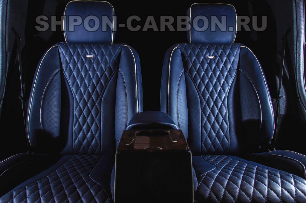 Установка комфортабельных сидений в Mercedes-Benz GL (blue2) (Мерседес-Бенц ДжЛ)