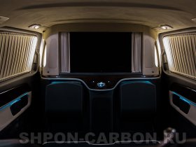 Установка комфортабельного дивана в автомобиль Mercedes-Benz V-Class, Мерседес-Бенц В класс